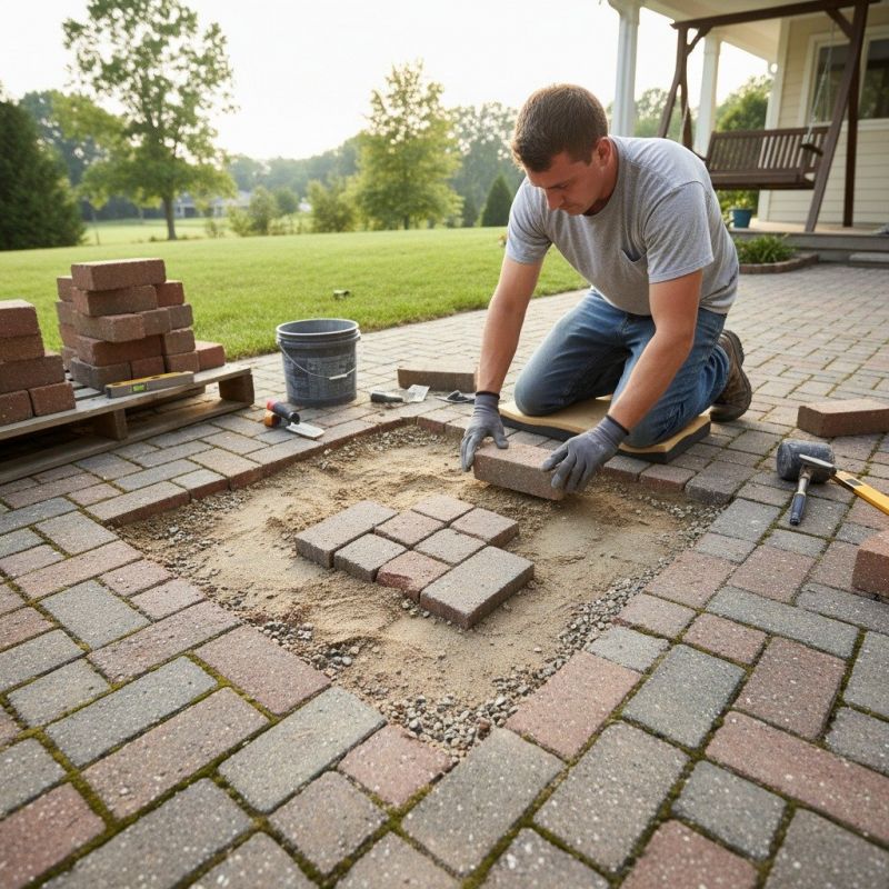 Concrete Pavers Repair